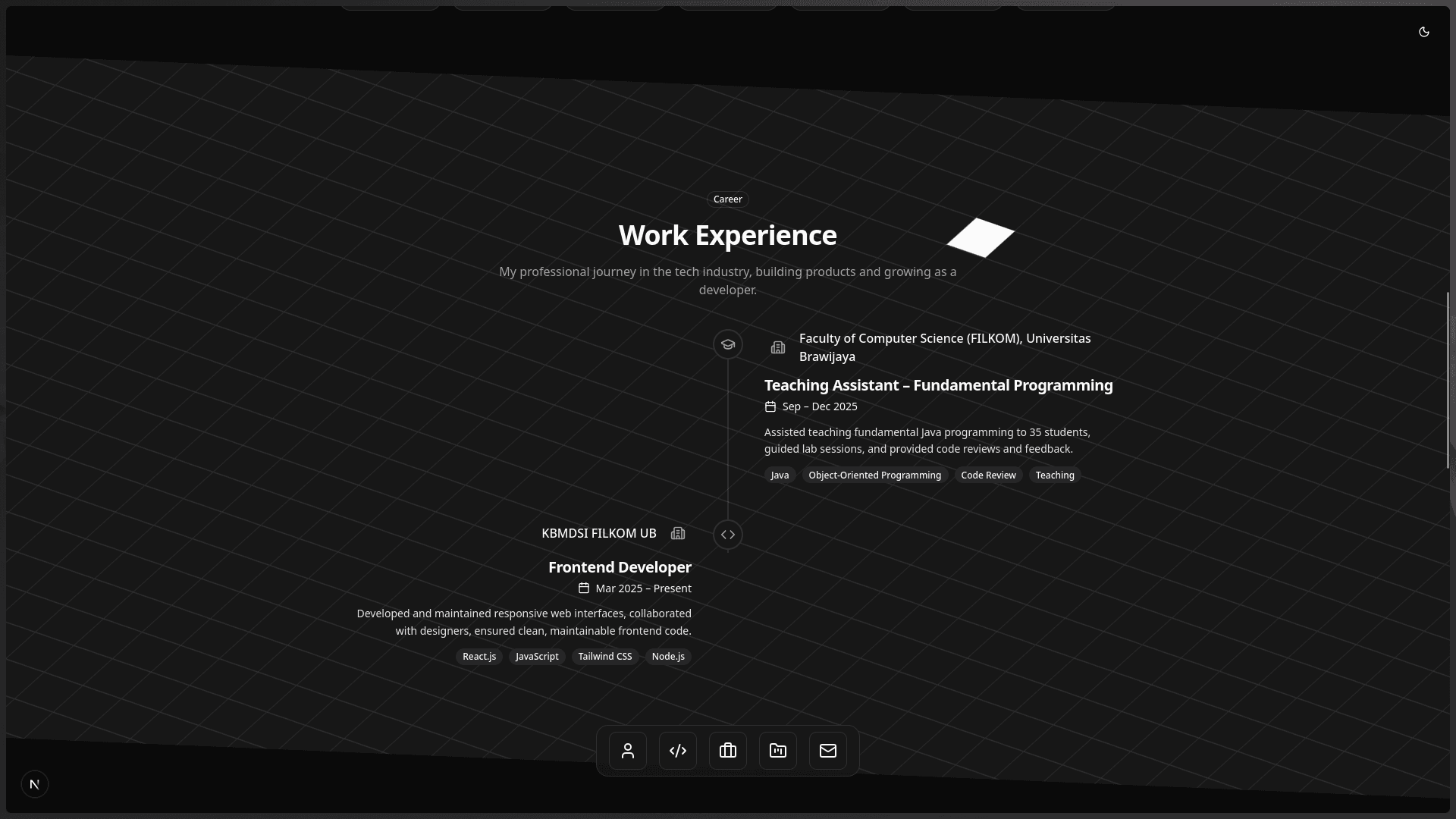 Portfolio v2.0 screenshot 3 of 3
